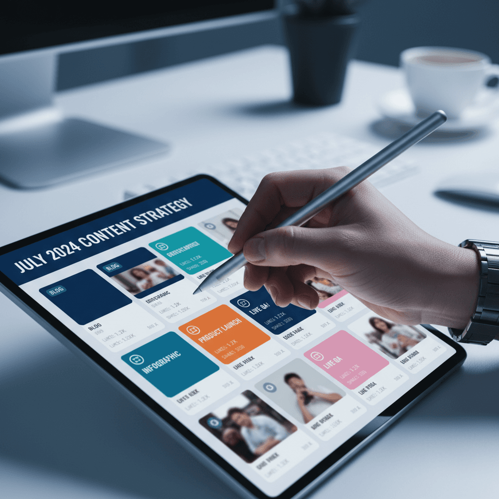 Social media campaign planning interface