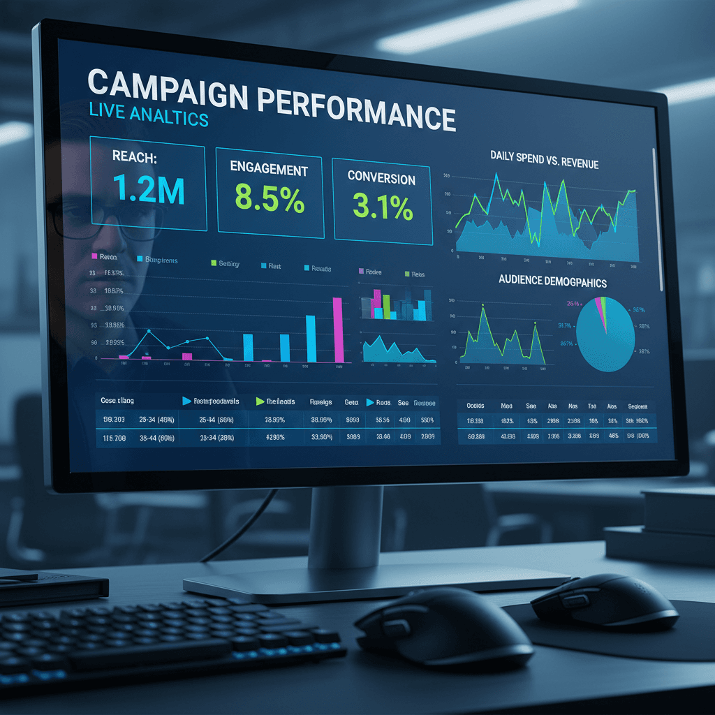 Real-time campaign monitoring and optimization